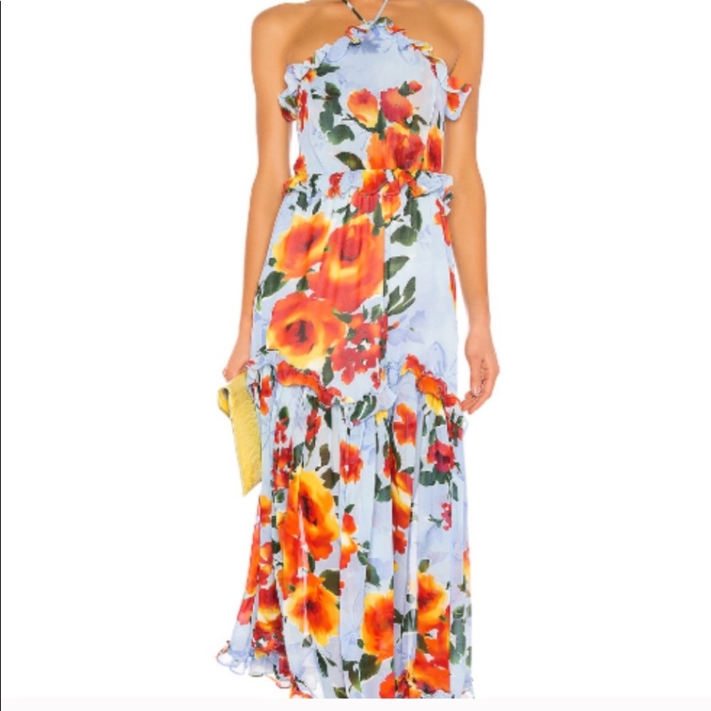 MISA los angeles tiered Dallin dress
